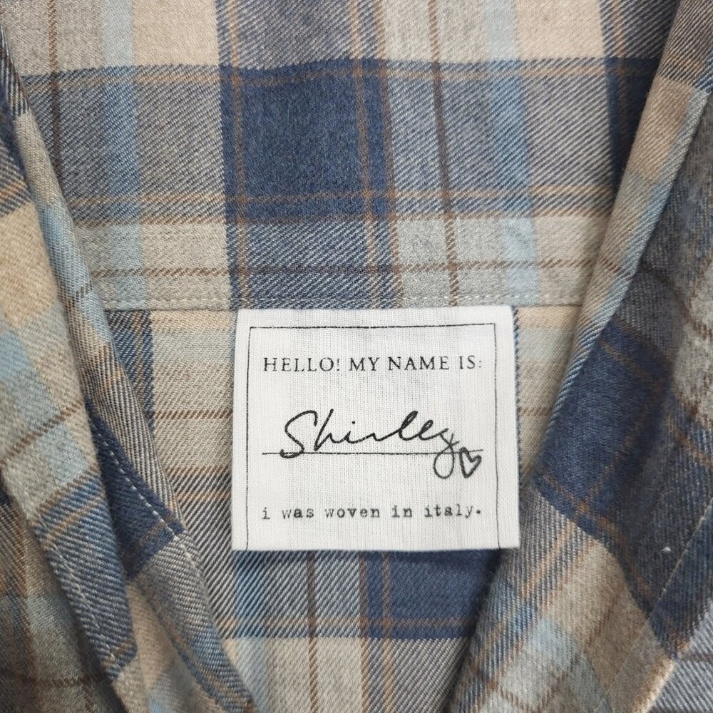 Frank & Eileen Shirley Plaid Oversized Button-Up Shirt Womens Size Small - Picture 8 of 10